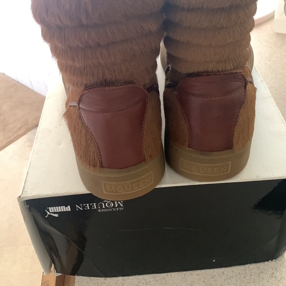 Rust brown Pony hair Alexander Mcqueen Puma collaboration! - Picture 3 of 4